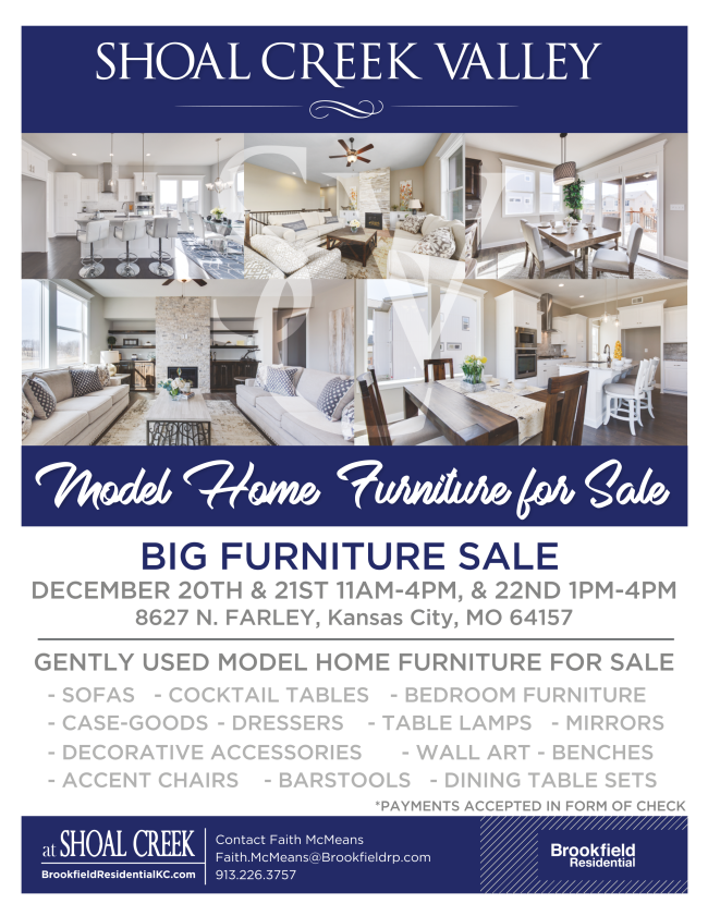 Model Home Furniture Sale