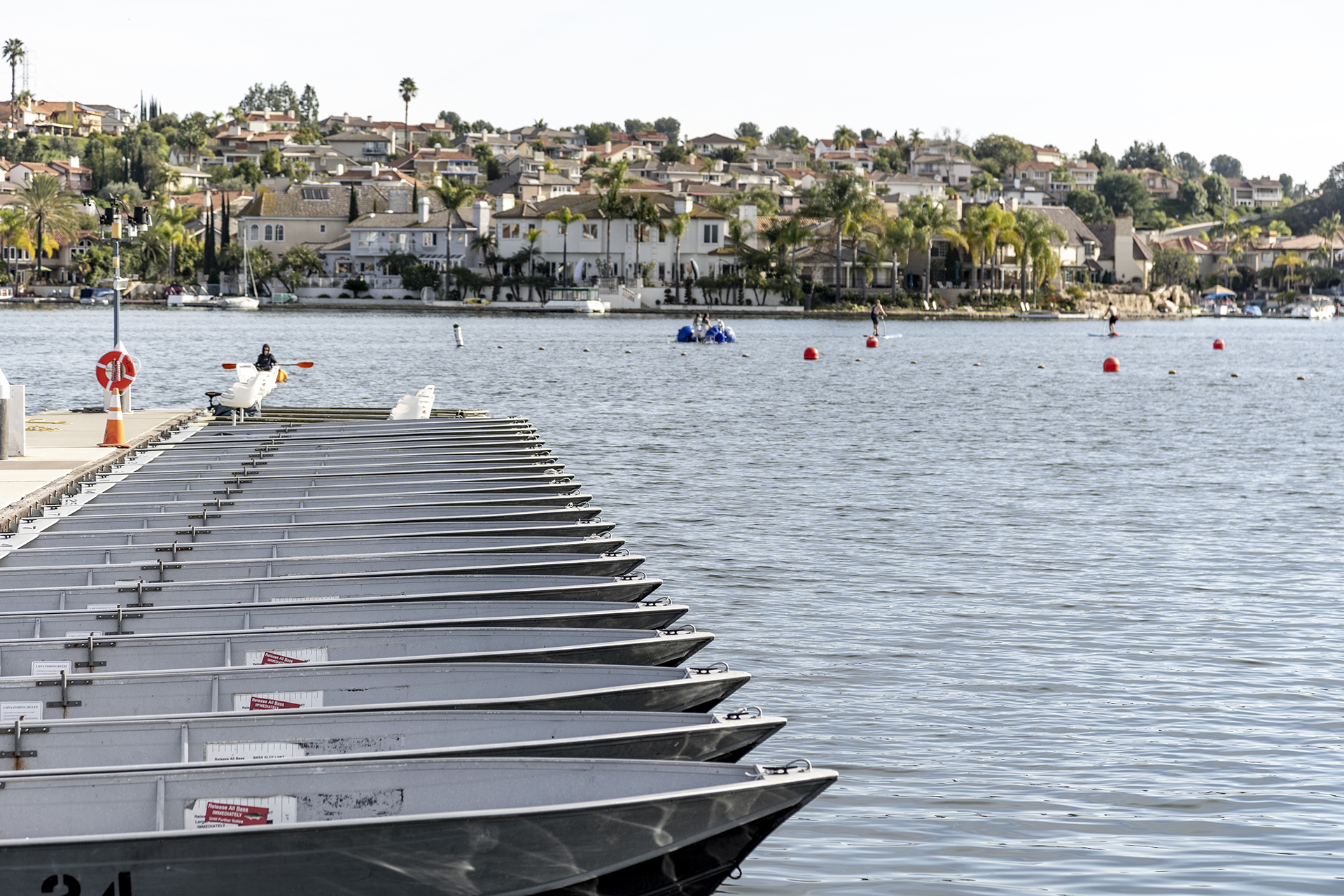 Mission Viejo Lake Fishing Boats