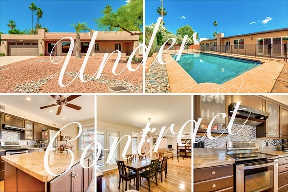 UNDER CONTRACT IN 9 DAYS! 7020 E Sheena Dr. Scottsdale AZ.