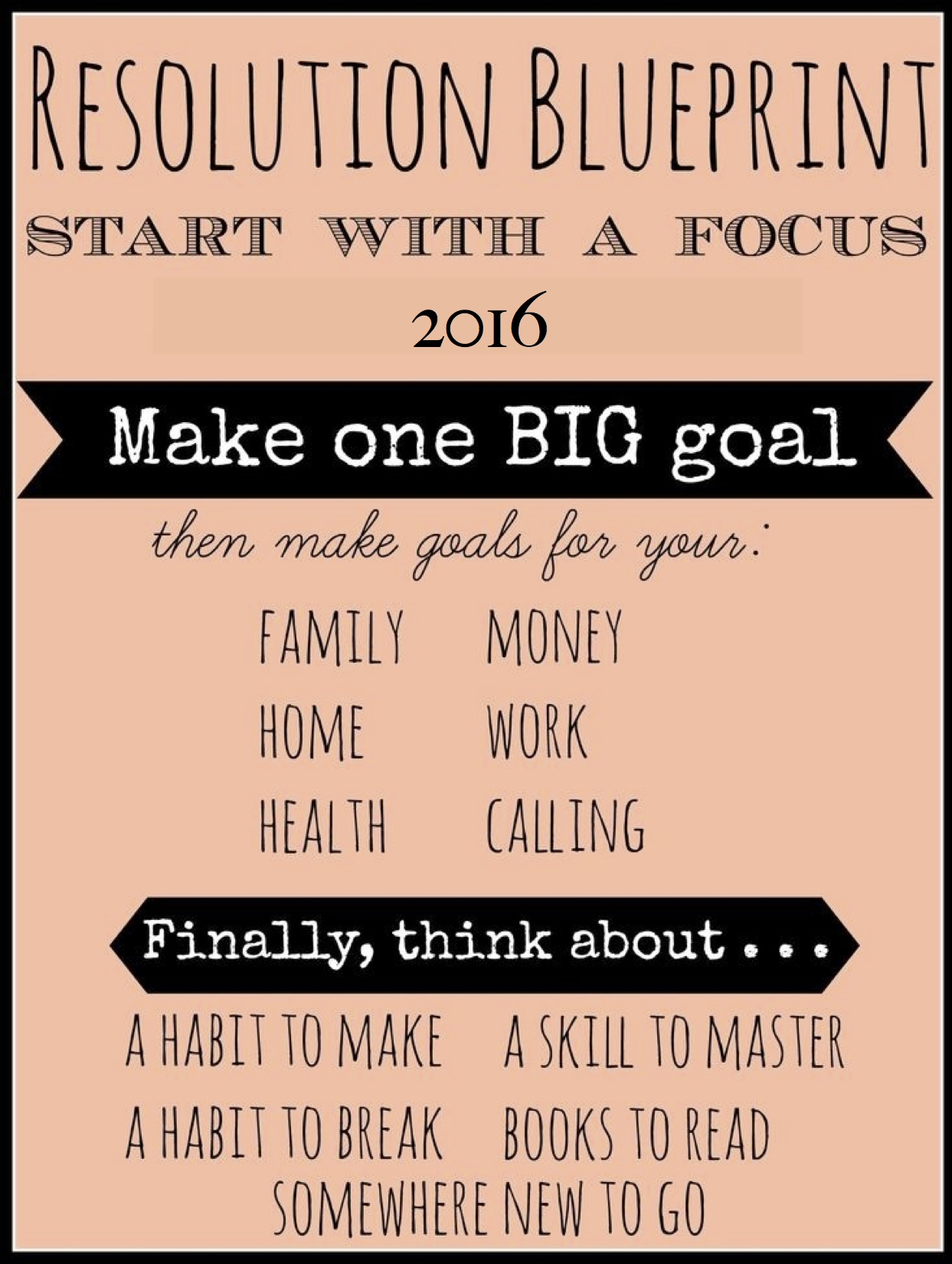 New Year Goals