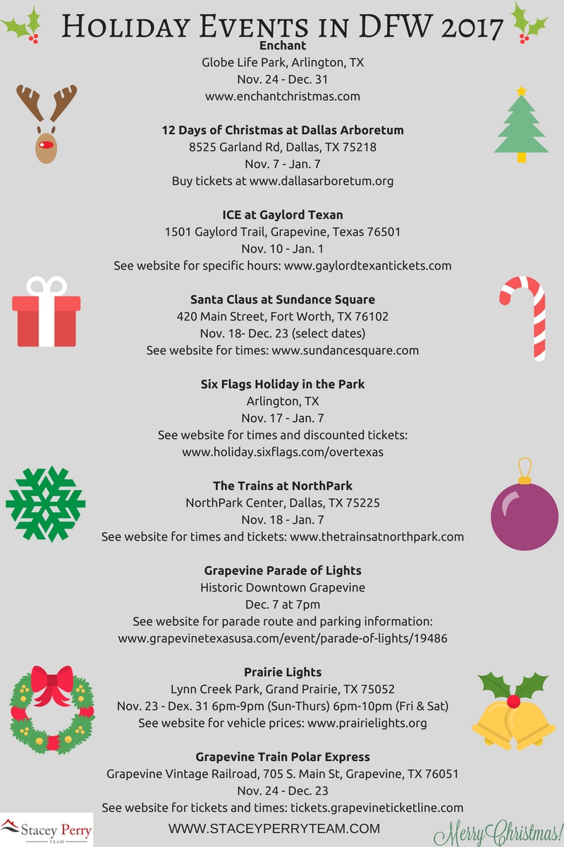 Holiday Events in DFW 2017